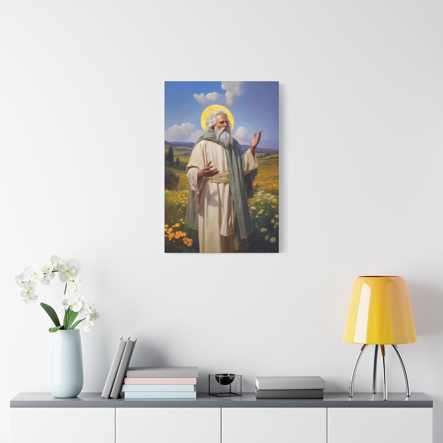 Saint Hilary of Arles - Gallery Wrapped Canvas - Print - Religious Art for your Home - Catholic Art Print