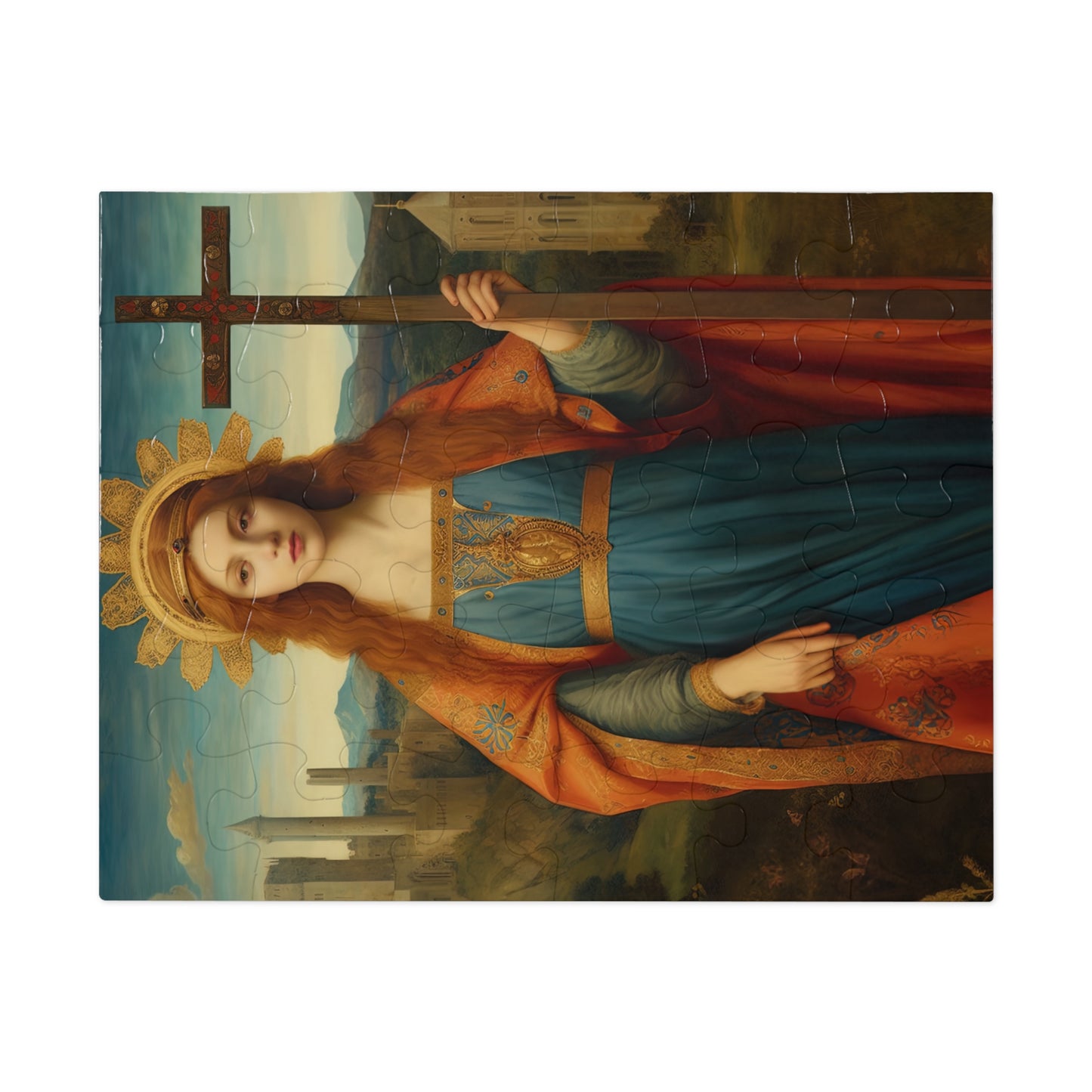 Saint Helena - Puzzle and Keepsake Tin - Religious Jigsaw Puzzle (30, 110, 252, 500,1000-Piece) - Religious Puzzle