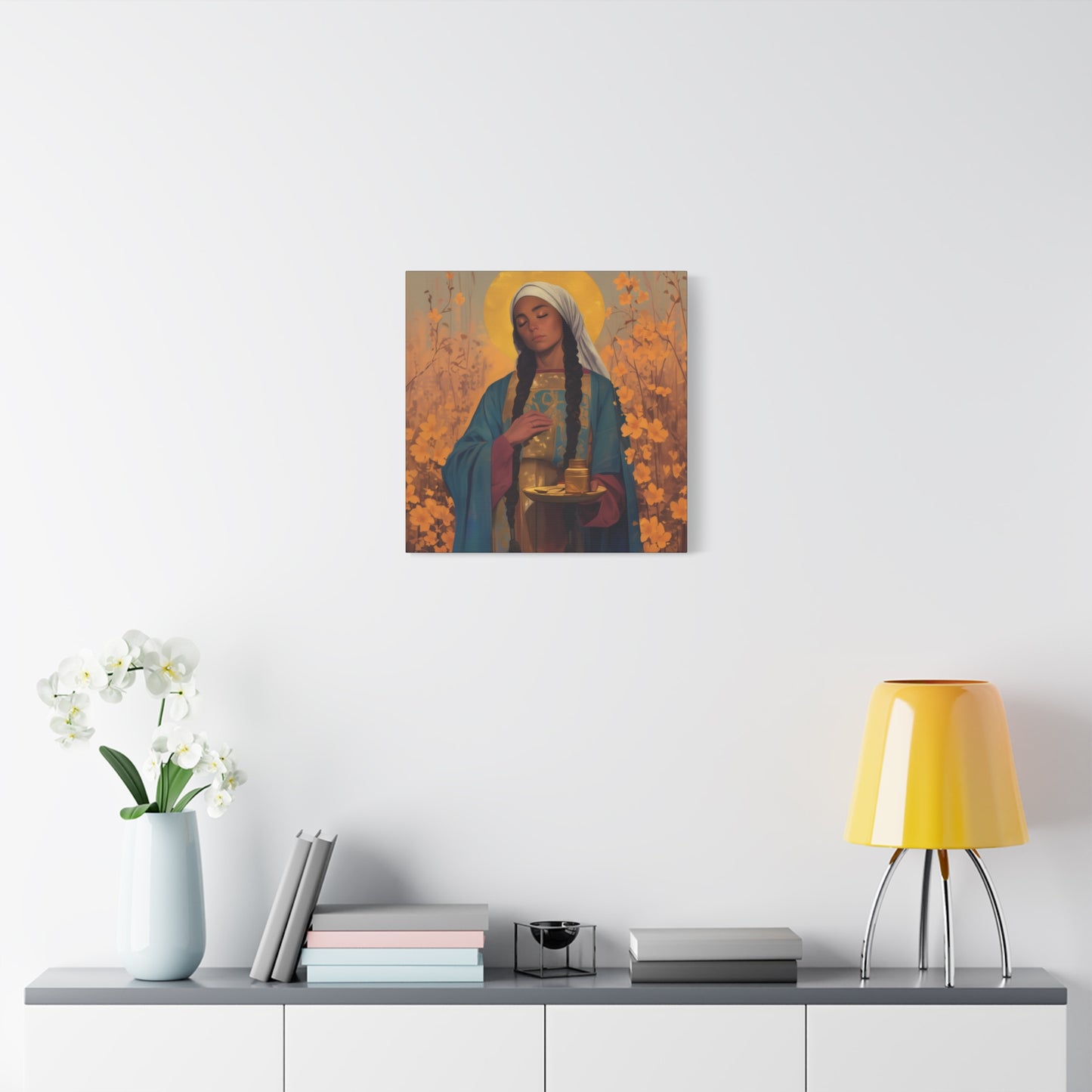 Saint Hermione of Ephesus - Gallery Wrapped Canvas - Print - Religious Art for your Home - Catholic Art Print