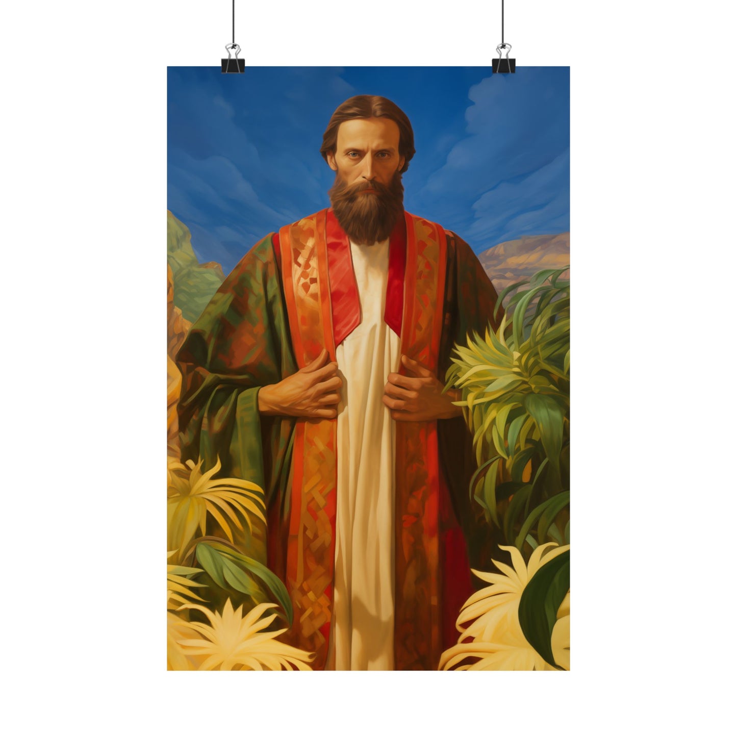 Saint John the Baptist - Sanctified Souls Print - Multiple Sizes - Premium Matte Vertical Posters