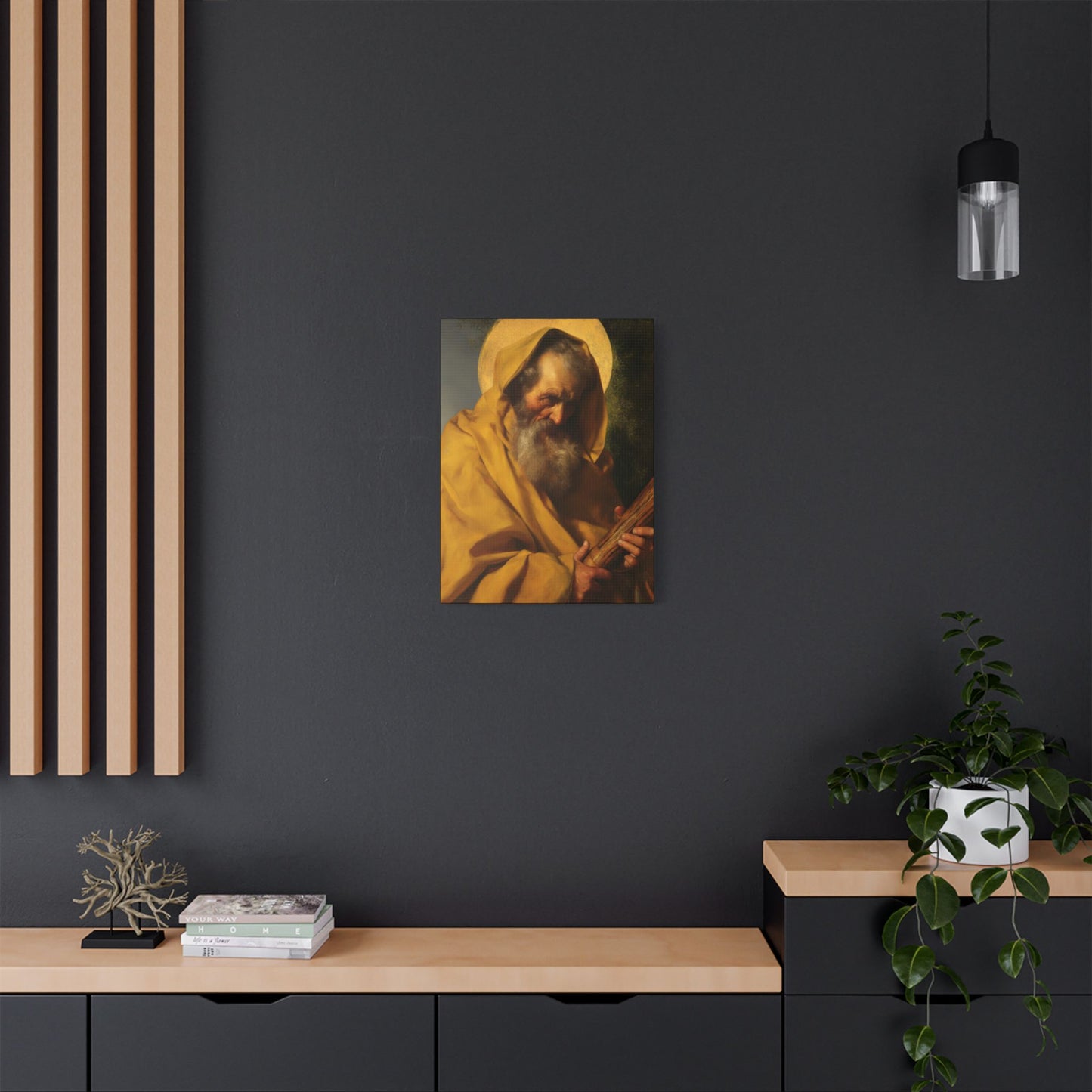 Saint James the Lesser - Apostle - Museum Wrapped Canvas - Print - Religious Art for your Home - Christian print - Prayer Room - Catholic