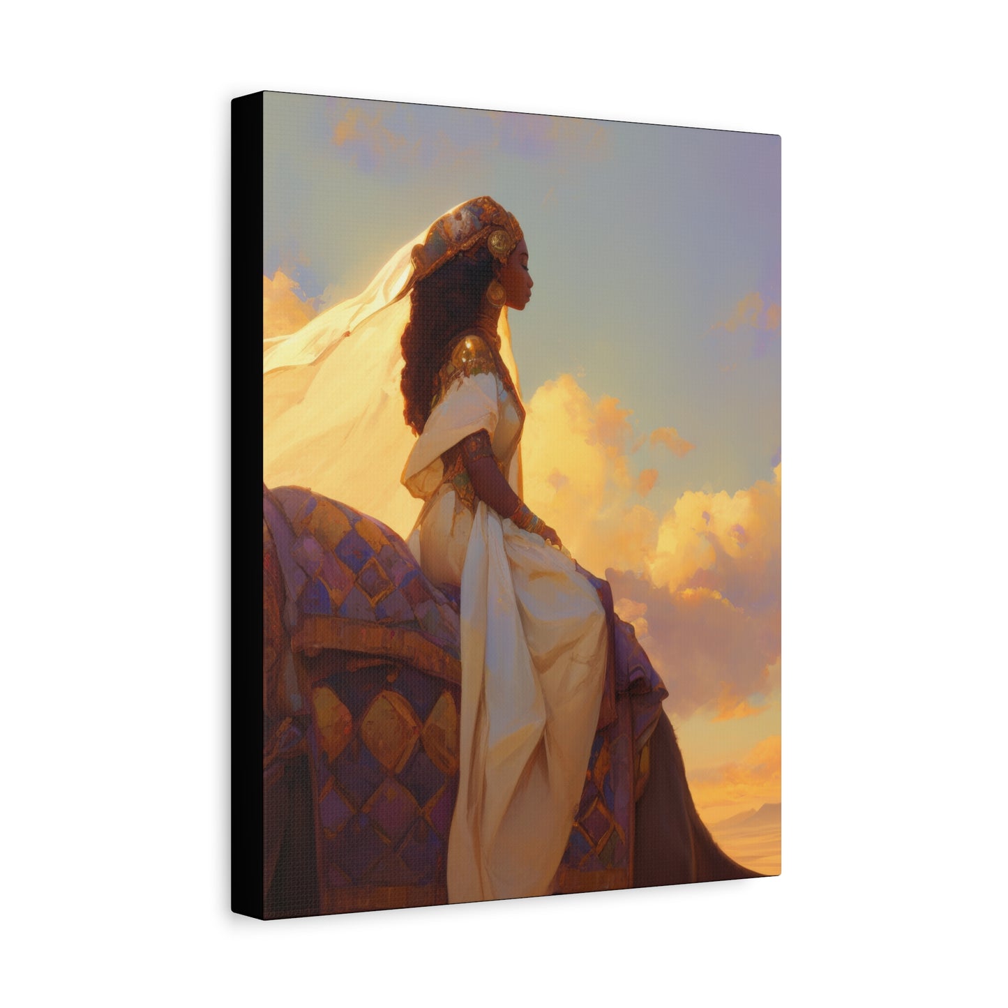 Queen of Sheba - Gallery Wrapped Canvas - Print - Religious Art for your Home - Catholic Art