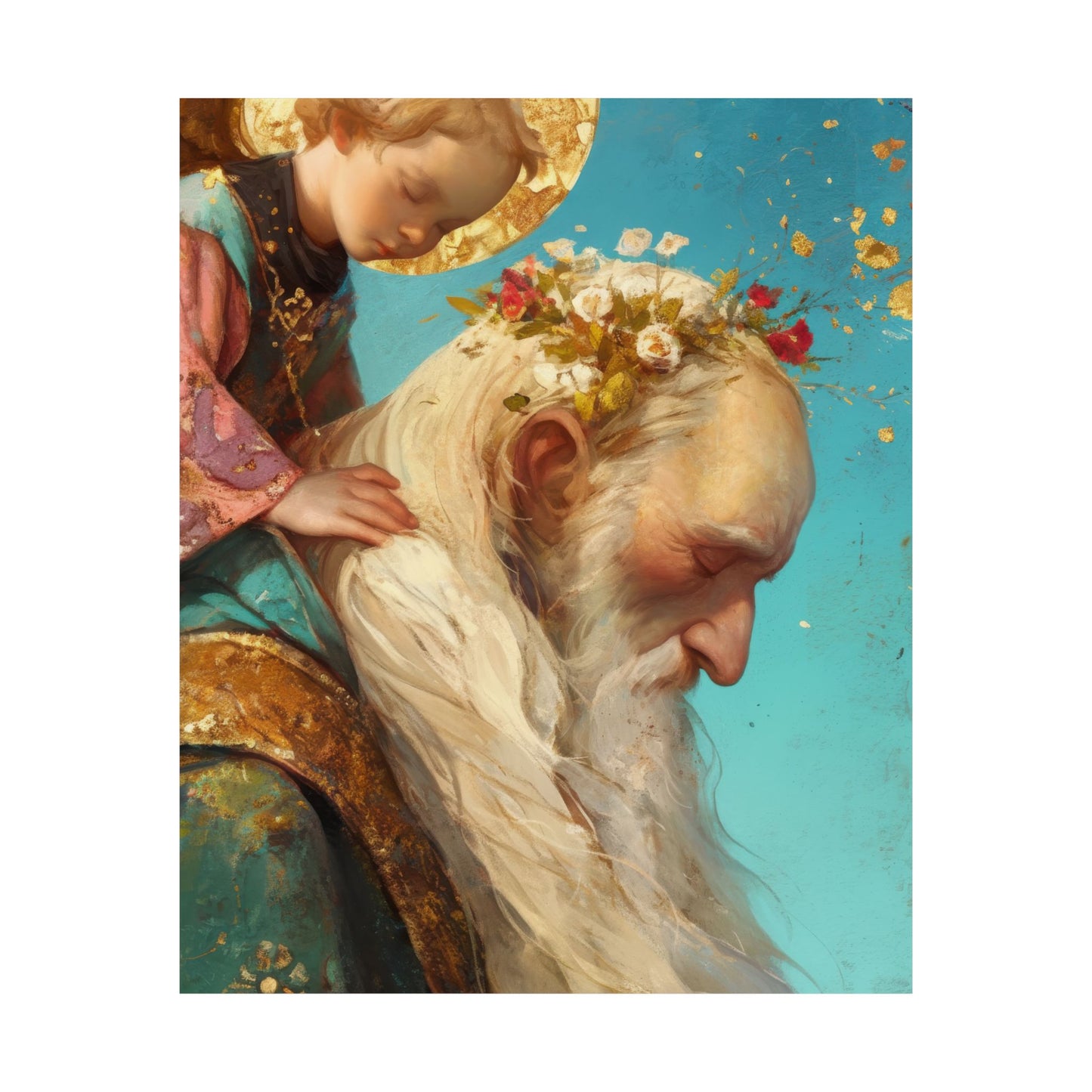 Saint Alexis Falconieri - Sanctified Souls Print - Multiple Sizes - Premium Posters - Catholic Art - Christian Home Decor Artwork
