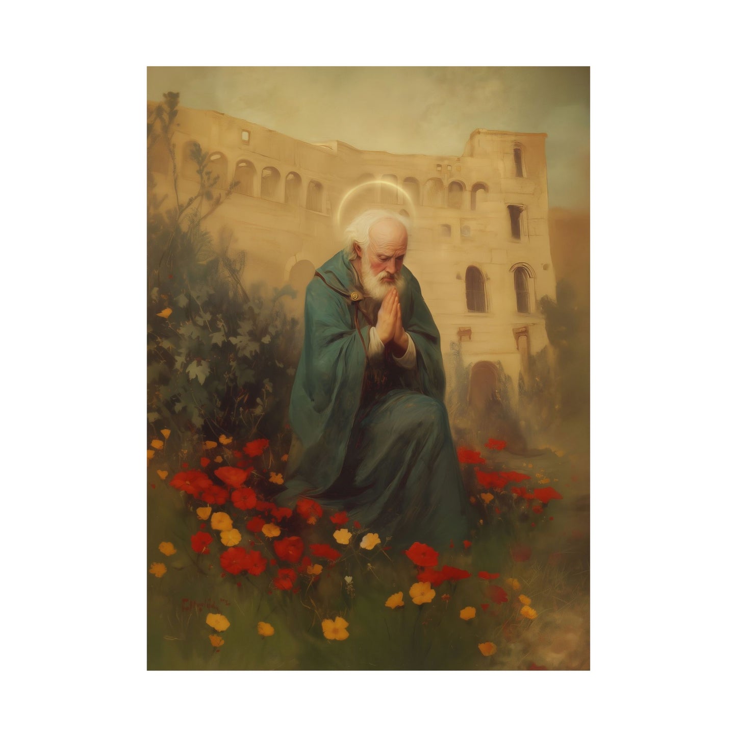 Saint Cyprian -  Catholic Art - Multiple Sizes - Premium Posters - Catholic Art - Christian Home - Catholic Saint Art