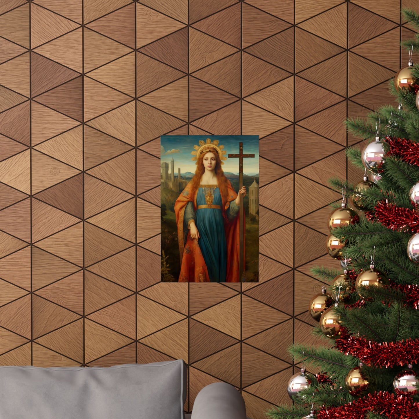 Saint Helena - Sanctified Souls Print - Multiple Sizes - Premium Matte Vertical Posters