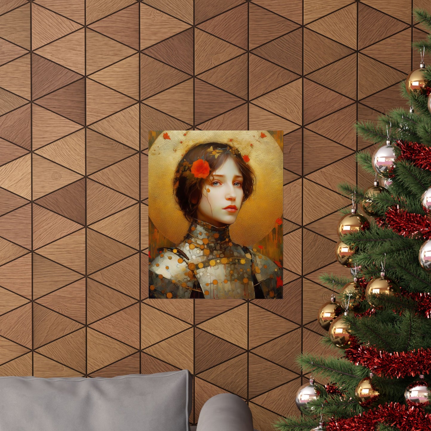 Saint Joan of Arc Print - Sanctified Souls Print - Multiple Sizes - Premium Matte Vertical Posters
