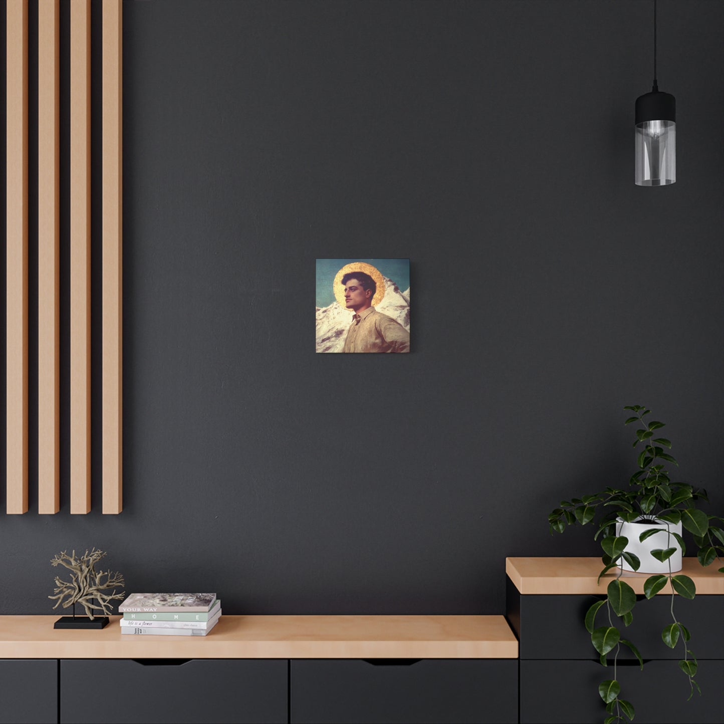 Saint Pier Giorgio Frassati -  Museum Wrapped Canvas - Sanctified Souls Print - Religious Art for your Home - Catholic Patron Saint Art