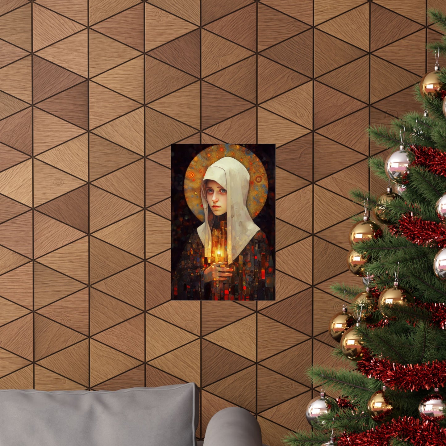 Saint Frances of Rome - Sanctified Souls Print - Multiple Sizes - Premium Matte Vertical Posters