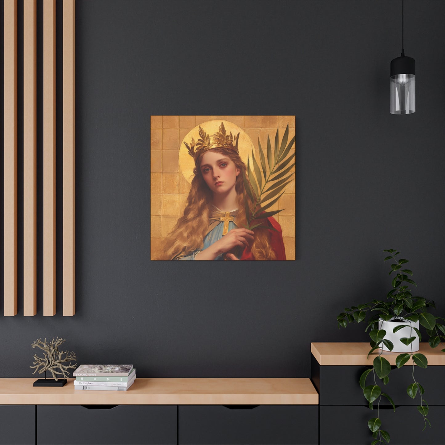 Saint Agrippina - Gallery Wrapped Canvas - Print - Religious Art for your Home - Catholic Art