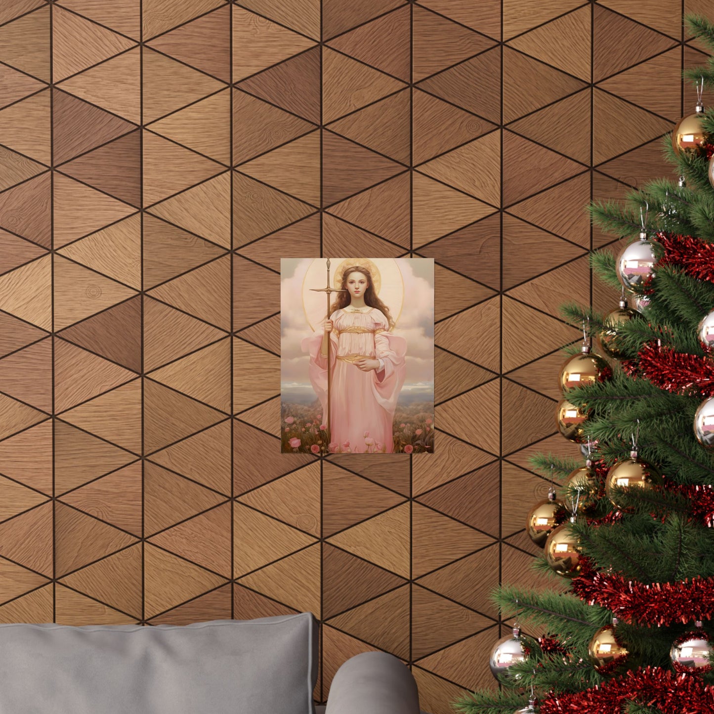 Saint Philomena Print - Sanctified Souls Print - Multiple Sizes - Premium Matte Vertical Posters