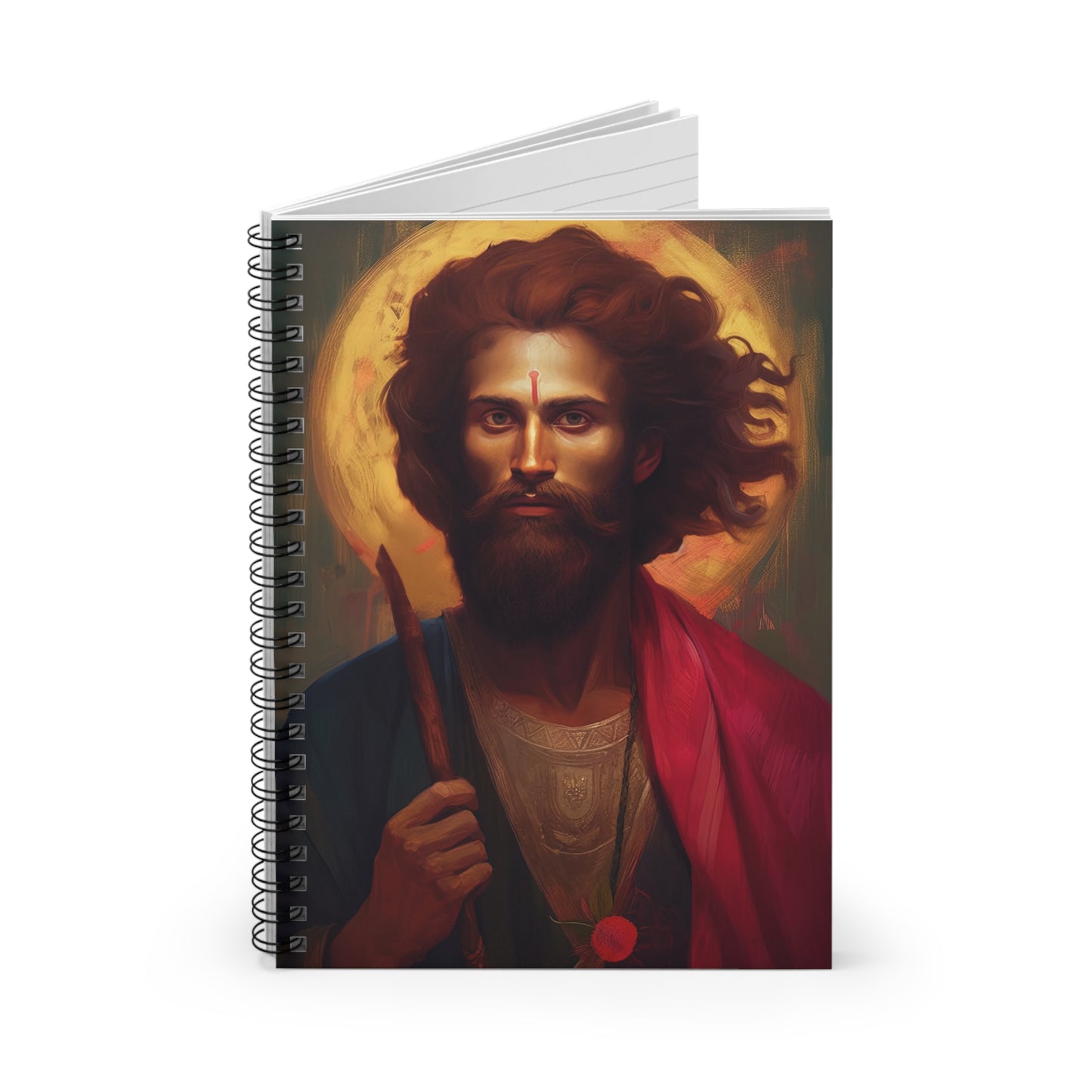 Saint James the Lesser Journal - Sanctified Souls Art - Religious Based Notebook - Spiral Notebook - Ruled Line