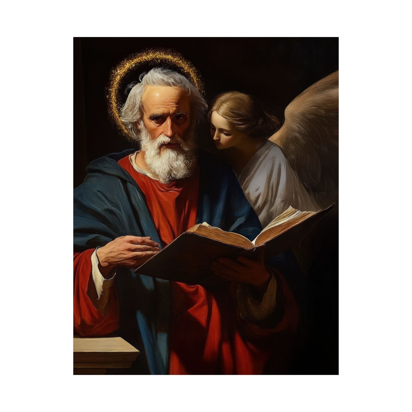 Saint Matthew the Apostle - Sanctified Souls Print - Multiple Sizes - Premium Matte Vertical Posters