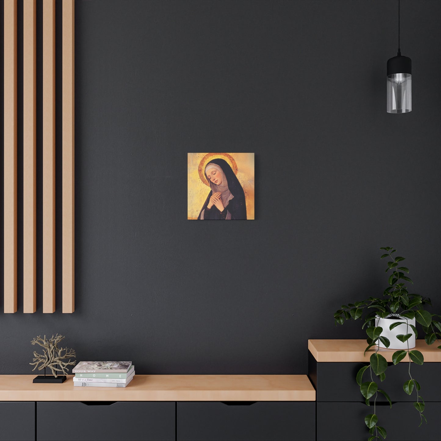 Saint Syncletica of Alexandria - Desert Mother - Gallery Wrapped Canvas - Print - Religious Art for your Home - Catholic