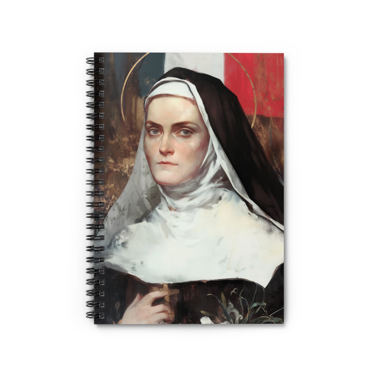 Saint Jeanne-Antide Thouret - Sanctified Souls Art - Religious - Spiral Notebook - Ruled - Catholic - Devotional Journal - Journal Diary