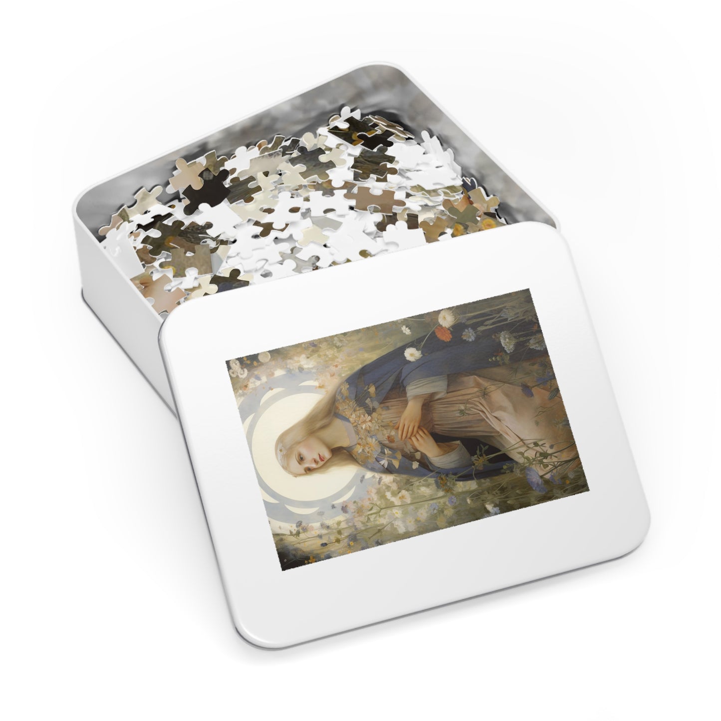 Saint Hildegarde - Puzzle and Keepsake Tin - Religious Jigsaw Puzzle (30, 110, 252, 500,1000-Piece) - Religious Puzzle