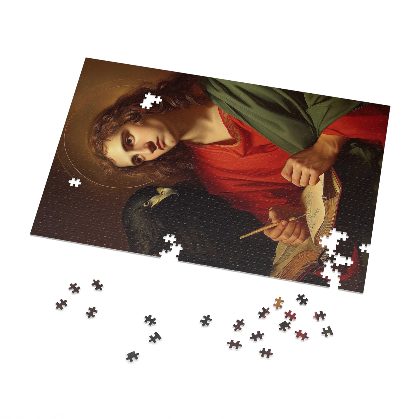 Saint John the Apostle - Puzzle and Keepsake Tin - Religious Jigsaw Puzzle (30, 110, 252, 500,1000-Piece) - Religious Puzzle