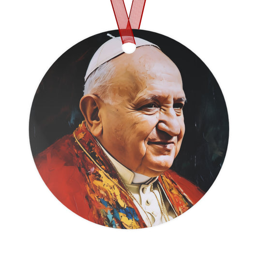 Saint Pope John XXIII  - Religious Holiday Christmas Ornament and Keepsake - Double sided Keepsake Religious Ornament