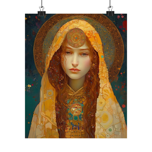 Saint Mary Magdalene Print - Sanctified Souls Print - Multiple Sizes - Premium Matte Vertical Posters