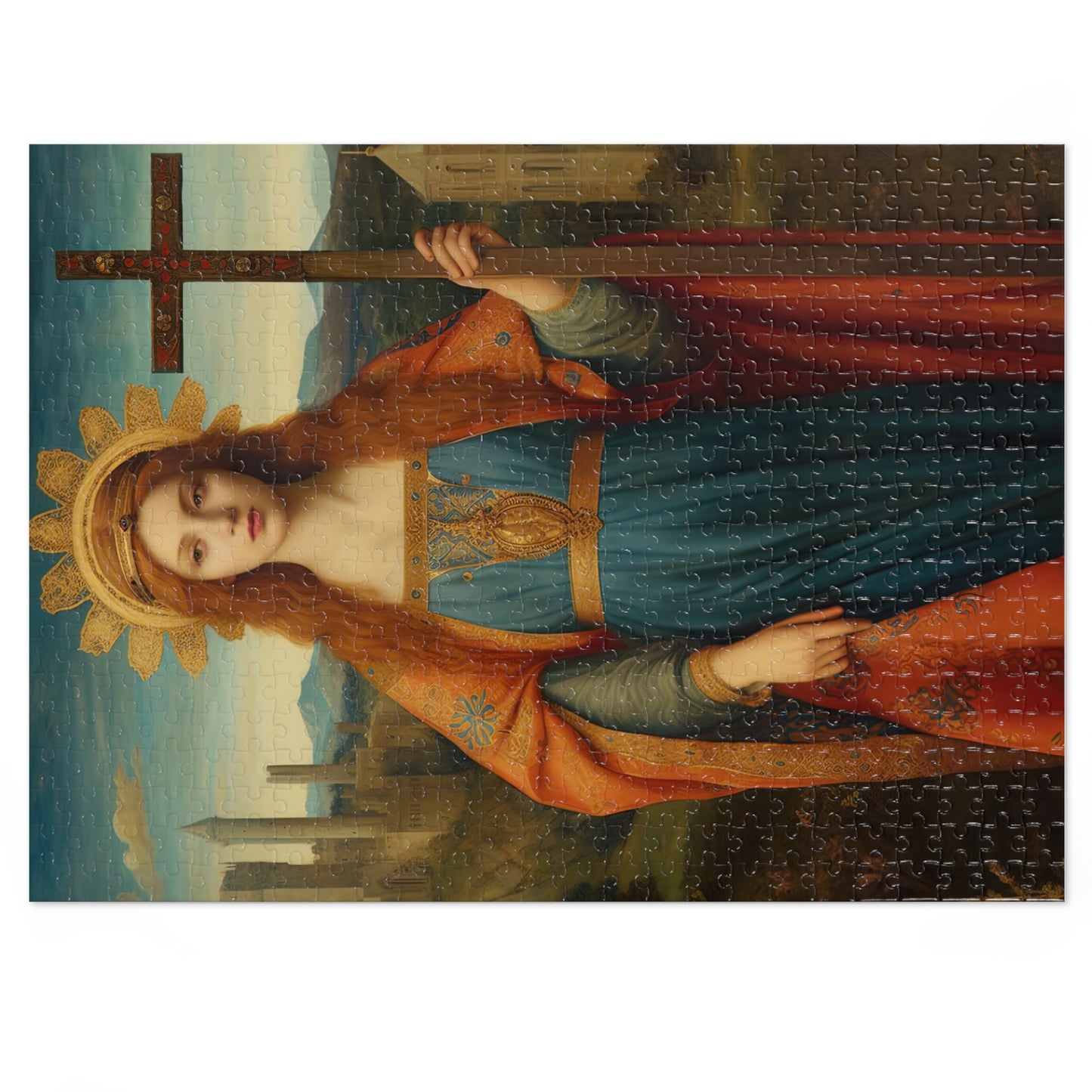 Saint Helena - Puzzle and Keepsake Tin - Religious Jigsaw Puzzle (30, 110, 252, 500,1000-Piece) - Religious Puzzle
