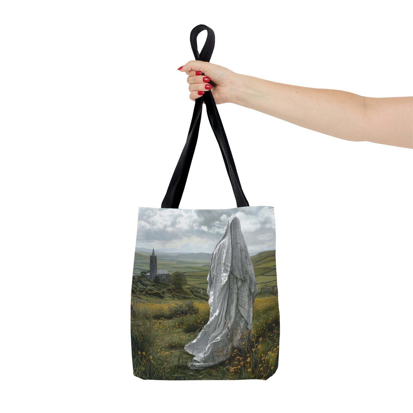 Saint Ælfthryth of Crowland / Saint Alfreda Tote Bag - Large Medium Small Faith Art Bag - Catholic Faith Purse - Religious Carry All