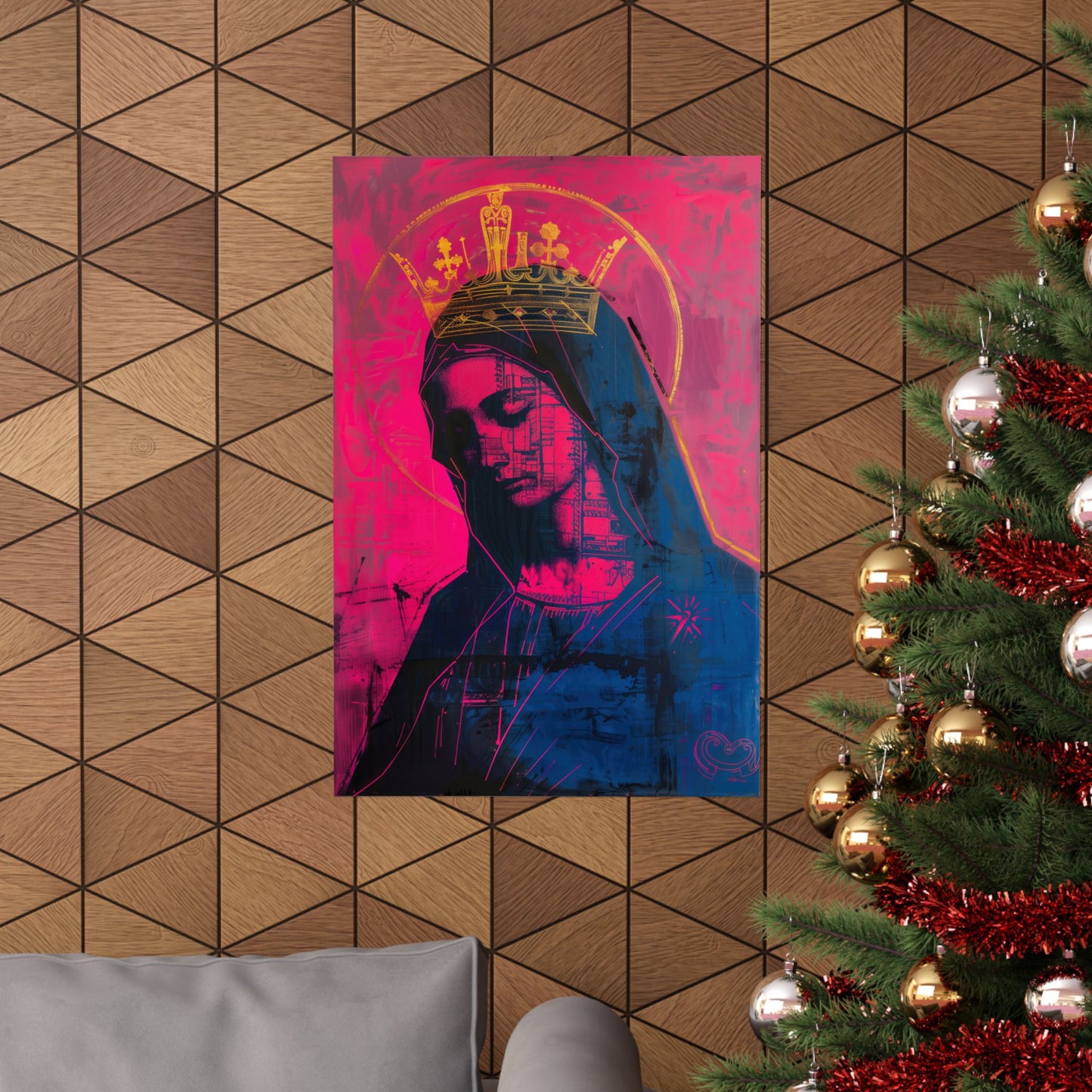 Mary, Mother of God - Source of Consolation Poster Print - Sanctified Souls Print - Multiple Sizes - Premium Posters - Catholic Art