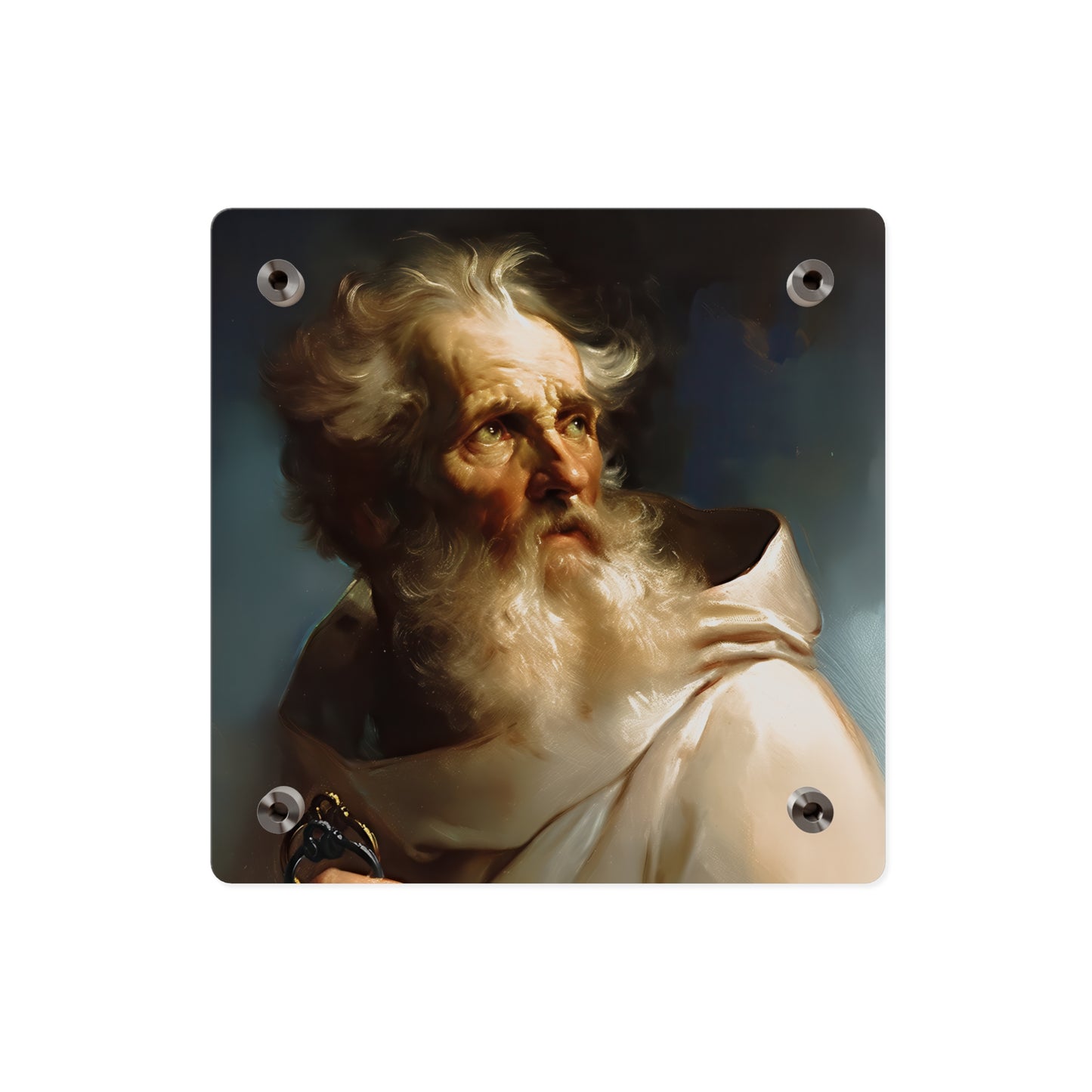 Saint Peter Acrylic Wall Art Panel - Ready to Hang Acrylic Print - Catholic Apostle Art - Patron saint Art
