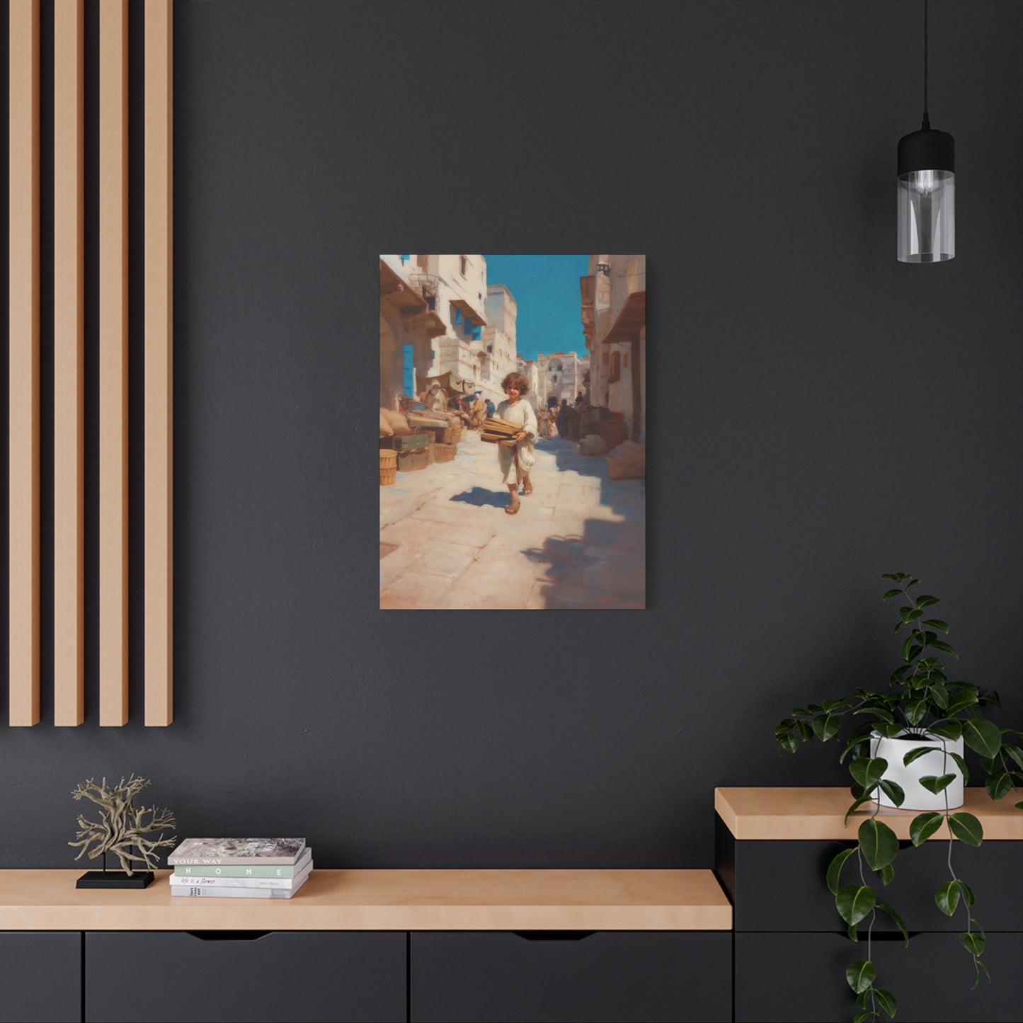Nazareth and the Hidden Light of Christ - Gallery Wrapped Canvas - Print - Religious Art for your Home - Catholic Art