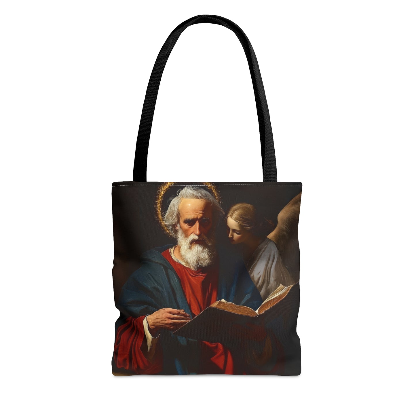 Saint Matthew the Apostle - Tote Bag - Large Medium Small Faith Art Bag - Re usable Tote Purse - Double Sided - Catholic Art Bag