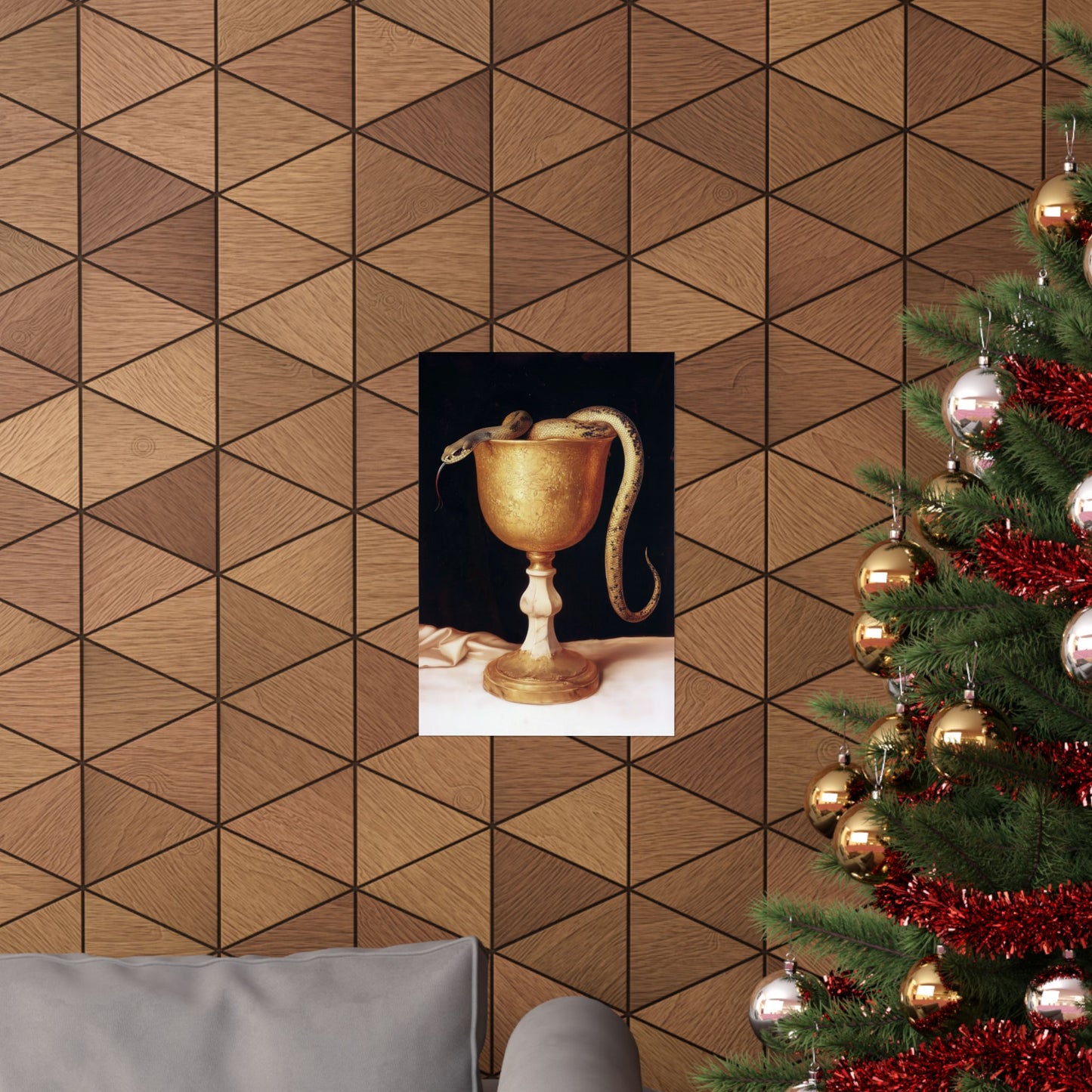 Saint John's Chalice - Sanctified Souls Print - Multiple Sizes - Premium Matte Vertical Posters
