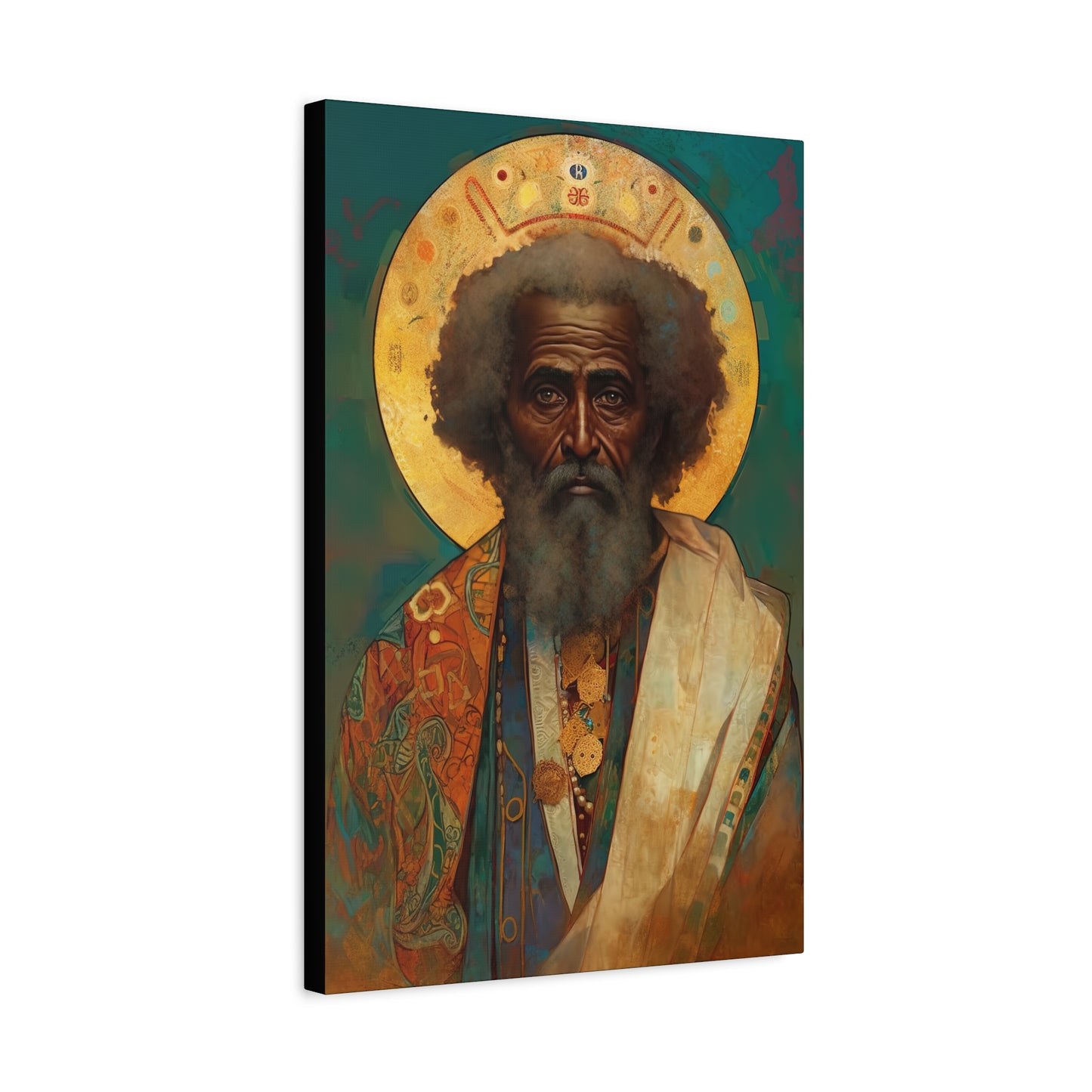 Saint Moses - Museum Wrapped Canvas - Sanctified Souls Print - Religious Art for your Home