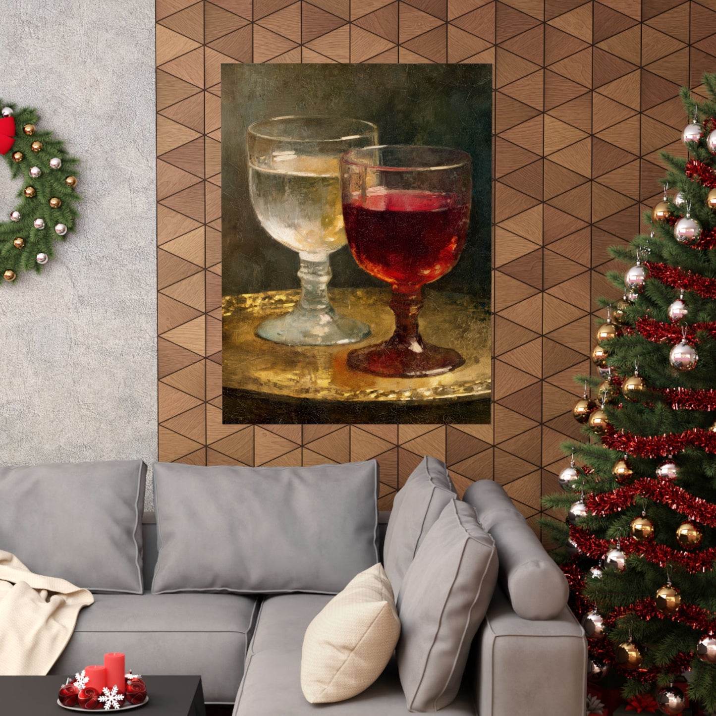 Cana and the Miracle of Abundance - Water into Wine - Sanctified Souls Print - Multiple Sizes - Premium Matte Vertical Posters