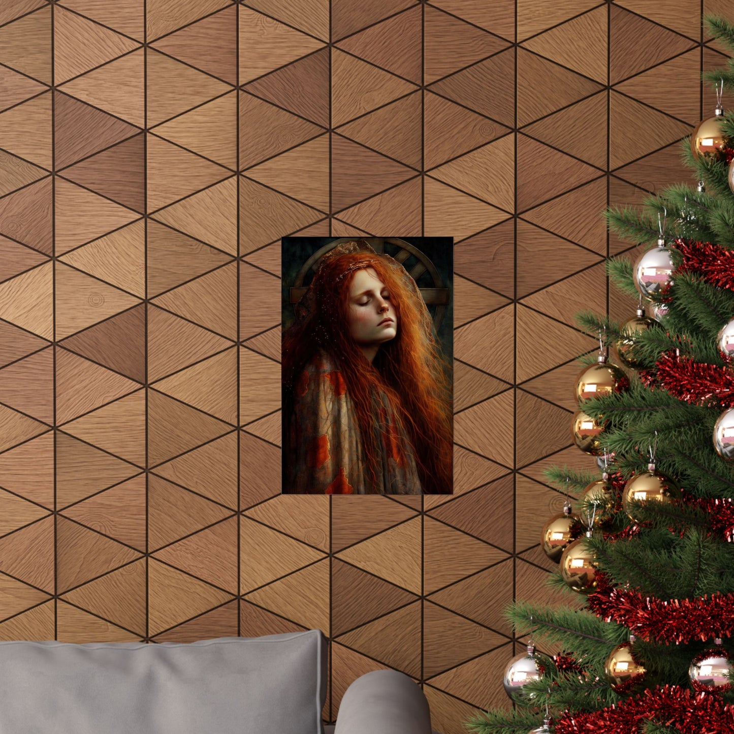 The Penitent Magdalene - Saint Mary Magdalene Print - Sanctified Souls Print - Multiple Sizes - Premium Matte Vertical Posters