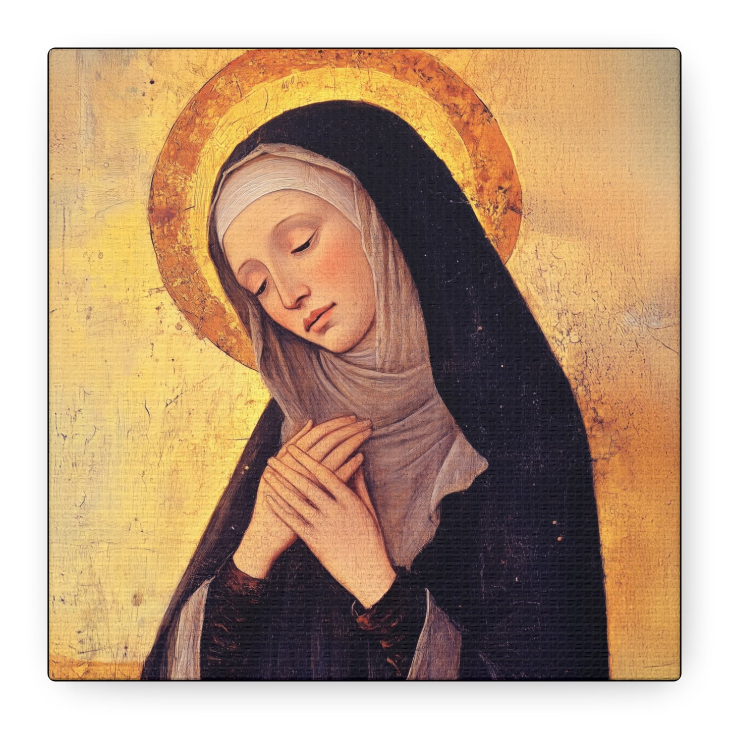 Saint Syncletica of Alexandria - Desert Mother - Gallery Wrapped Canvas - Print - Religious Art for your Home - Catholic