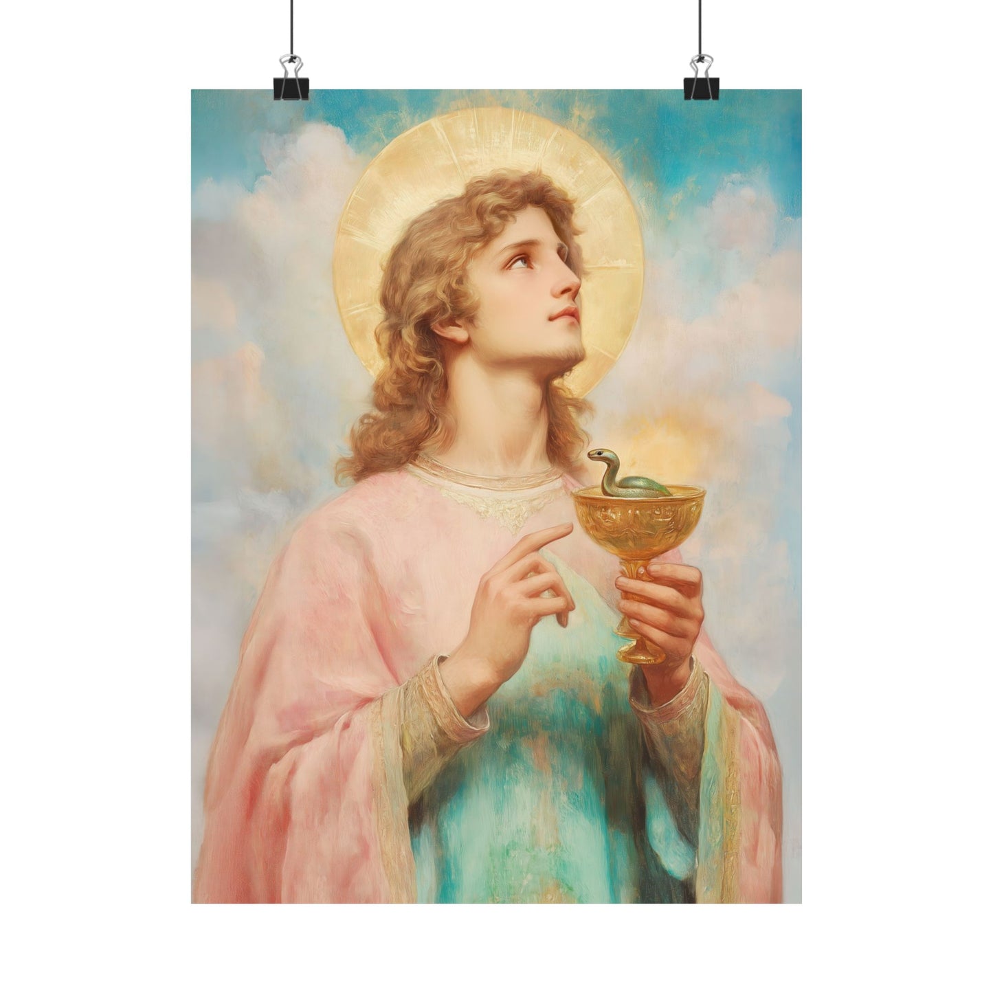 Copy of Saint John the Apostle - Sanctified Souls Print - Multiple Sizes - Premium Matte Vertical Posters