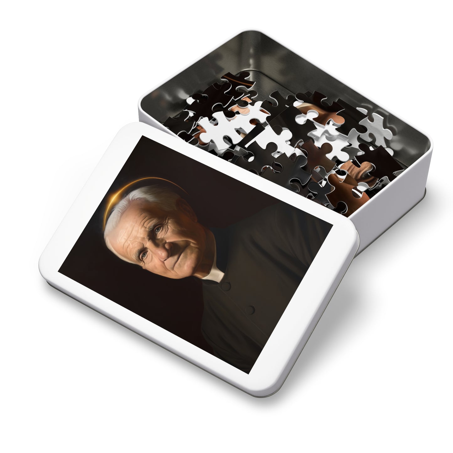 Saint André Bessette - Puzzle and Keepsake Tin - Religious Jigsaw Puzzle (30, 110, 252, 500,1000-Piece) - Religious Puzzle