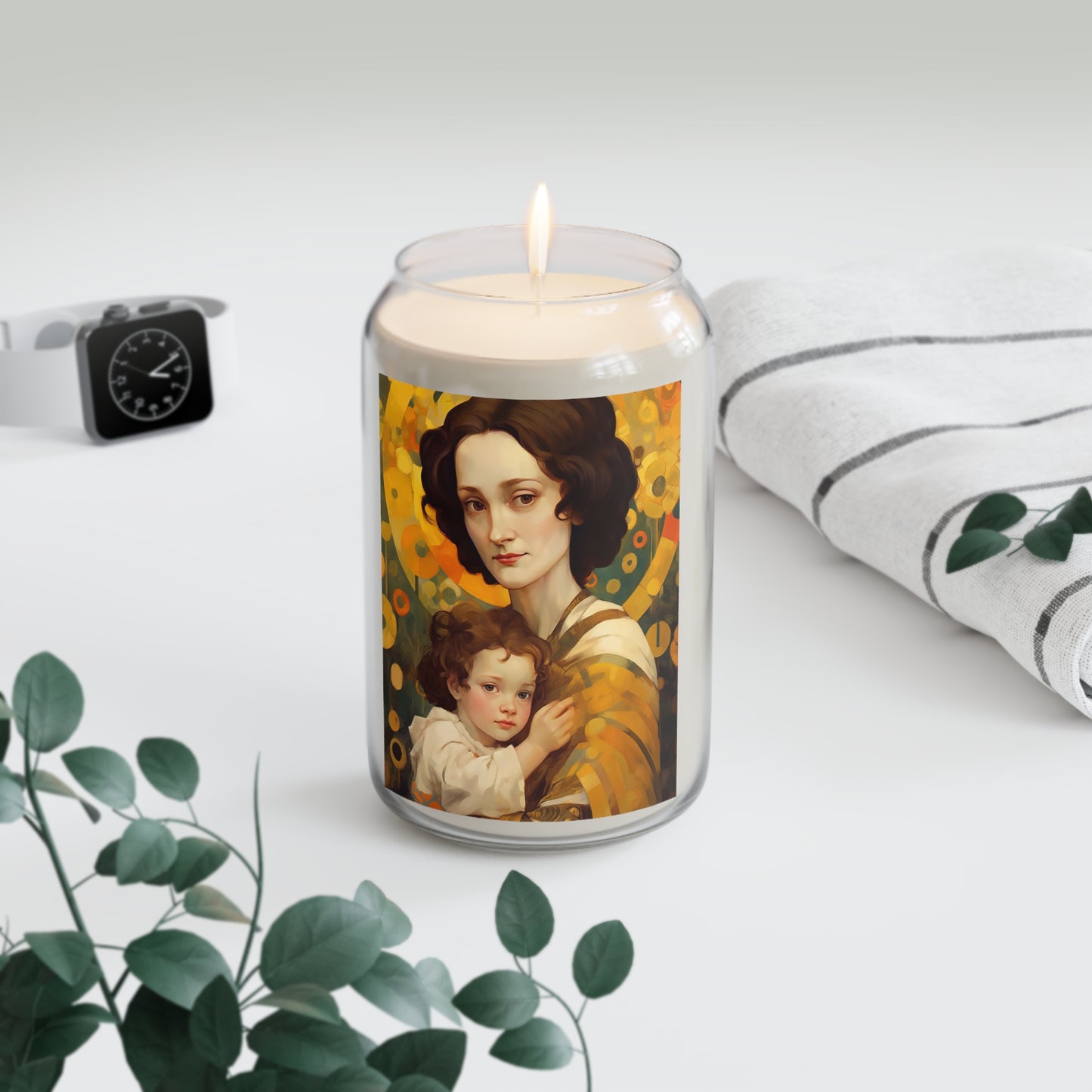 Saint Gianna Beretta Molla  - Scented Prayer Candle, 13.75oz - Tall Size - Religious Prayer Candle - Catholic Art