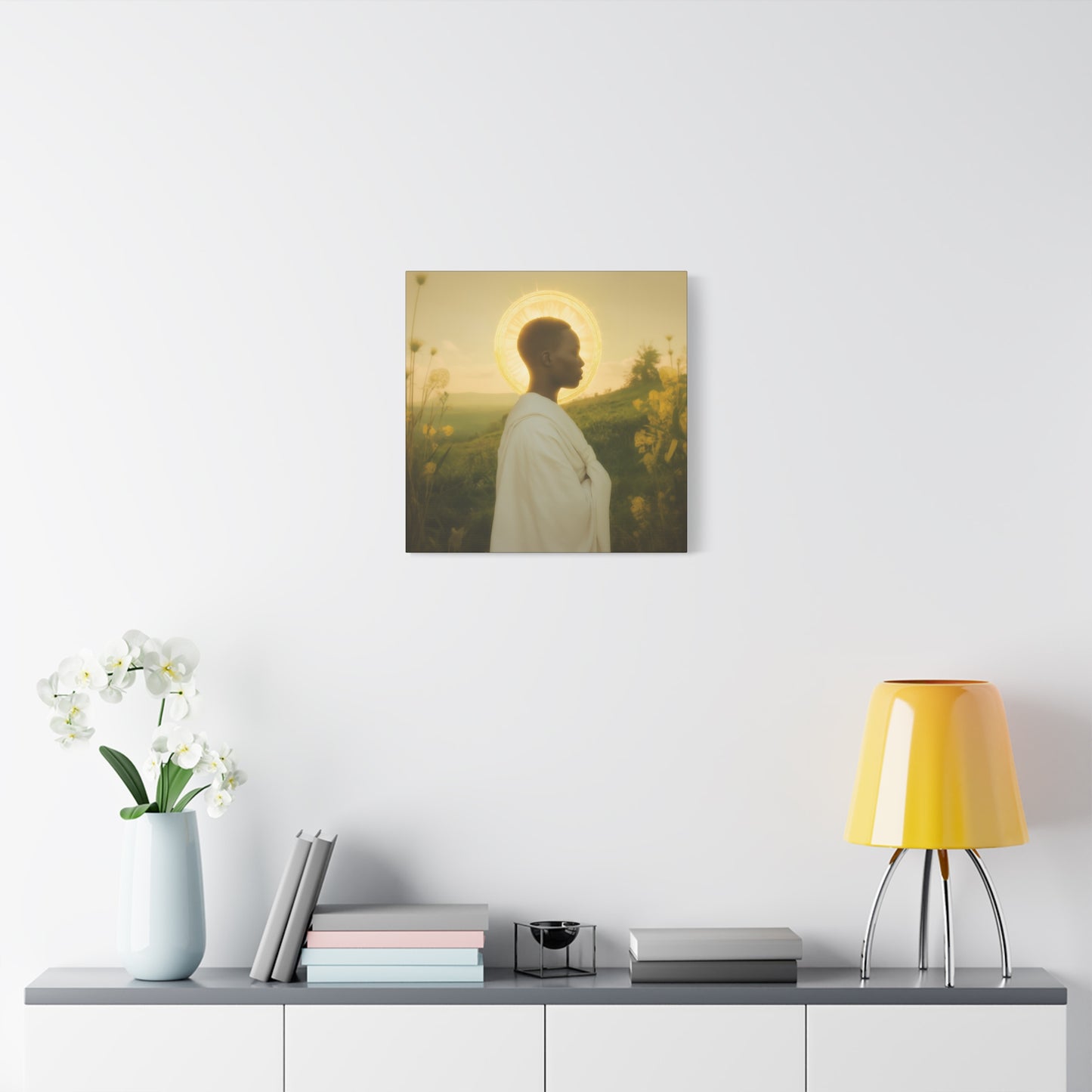 Saint Charles Lwanga -  Museum Wrapped Canvas - Sanctified Souls Print - Religious Art for your Home - Catholic Patron Saint Art
