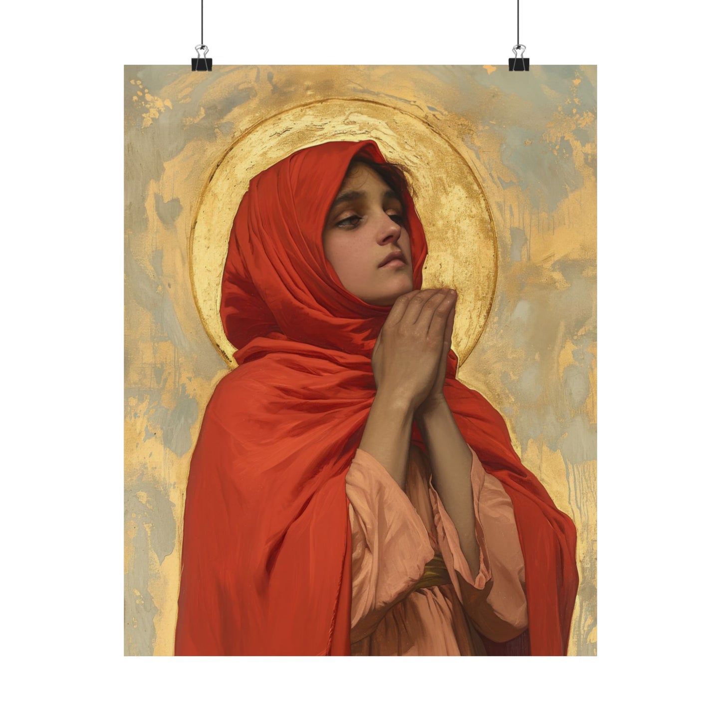 Saint Laura of Cordoba - Sanctified Souls Print - Multiple Sizes - Premium Posters - Catholic Art - Christian Home Decor Art