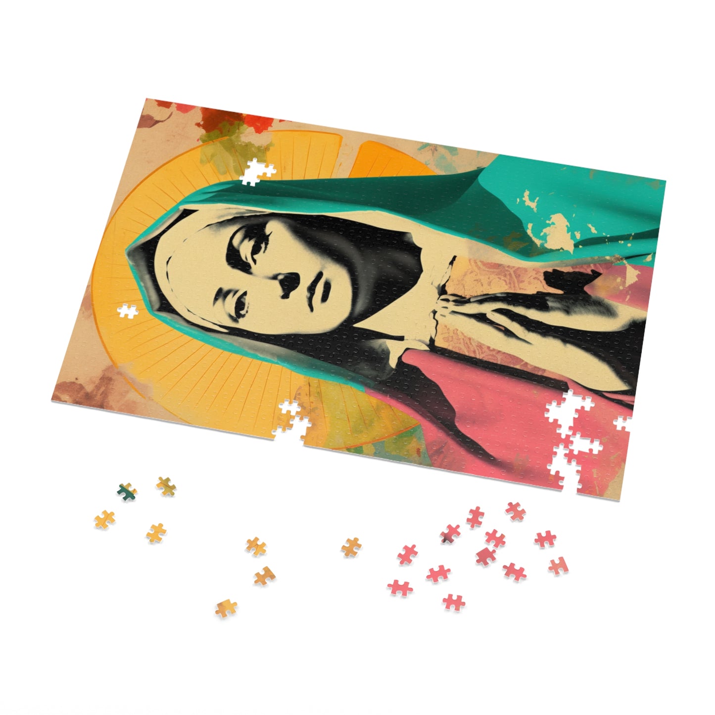 Mary the Blessed Virgin - Puzzle and Keepsake Tin - Religious Jigsaw Puzzle (30, 110, 252, 500,1000-Piece) - Religious Puzzle