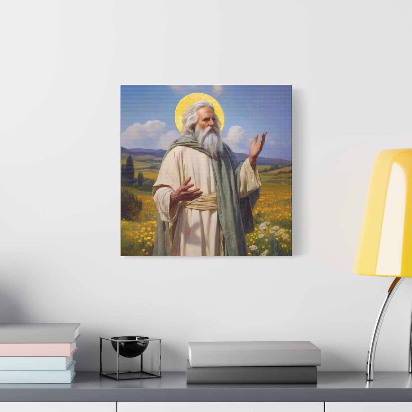 Saint Hilary of Arles - Gallery Wrapped Canvas - Print - Religious Art for your Home - Catholic Art Print