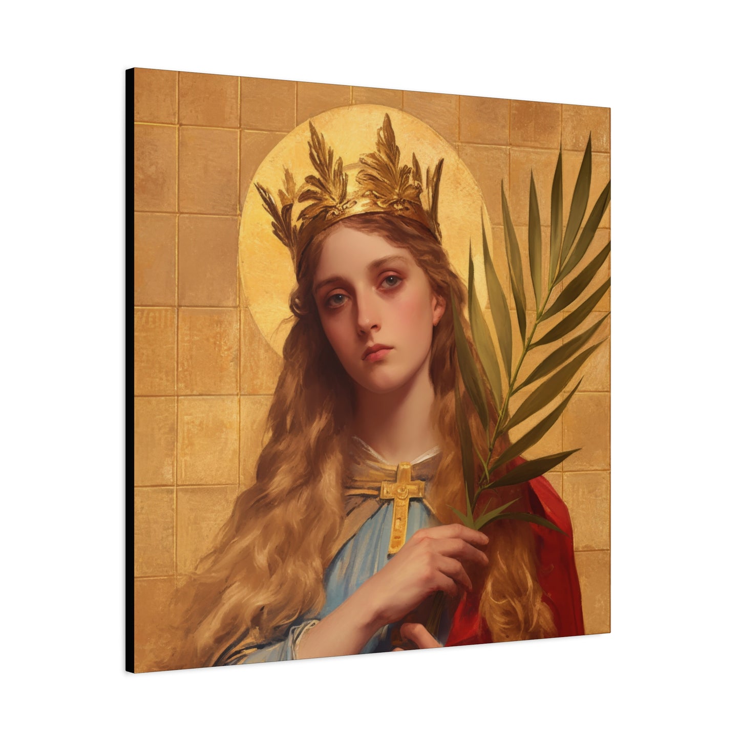 Saint Agrippina - Gallery Wrapped Canvas - Print - Religious Art for your Home - Catholic Art