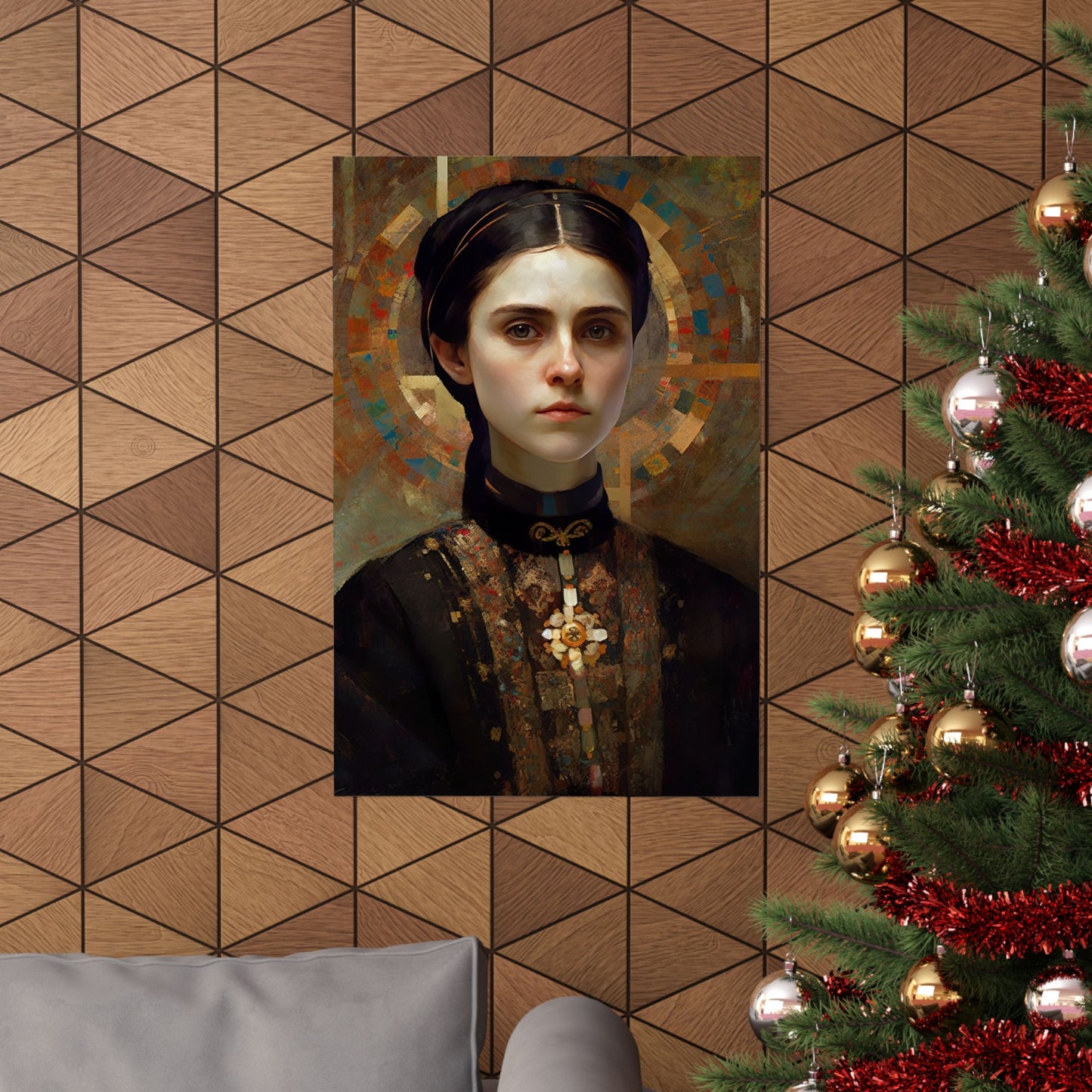Saint Gemma Galgani Print - Sanctified Souls Print - Multiple Sizes - Premium Matte Vertical Posters