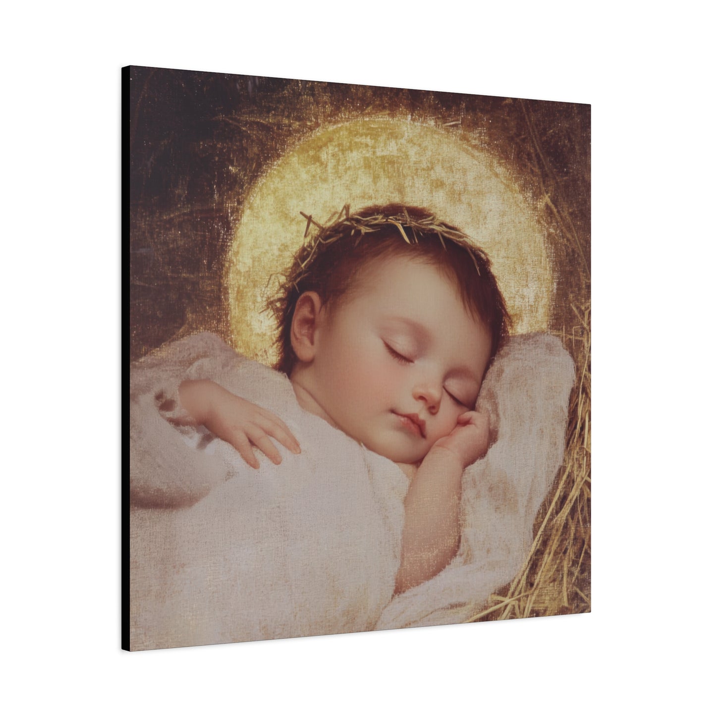 The Christ Child Born Into the Quiet of the World - Gallery Wrapped Canvas - Print - Religious Art for your Home - Catholic Art Print