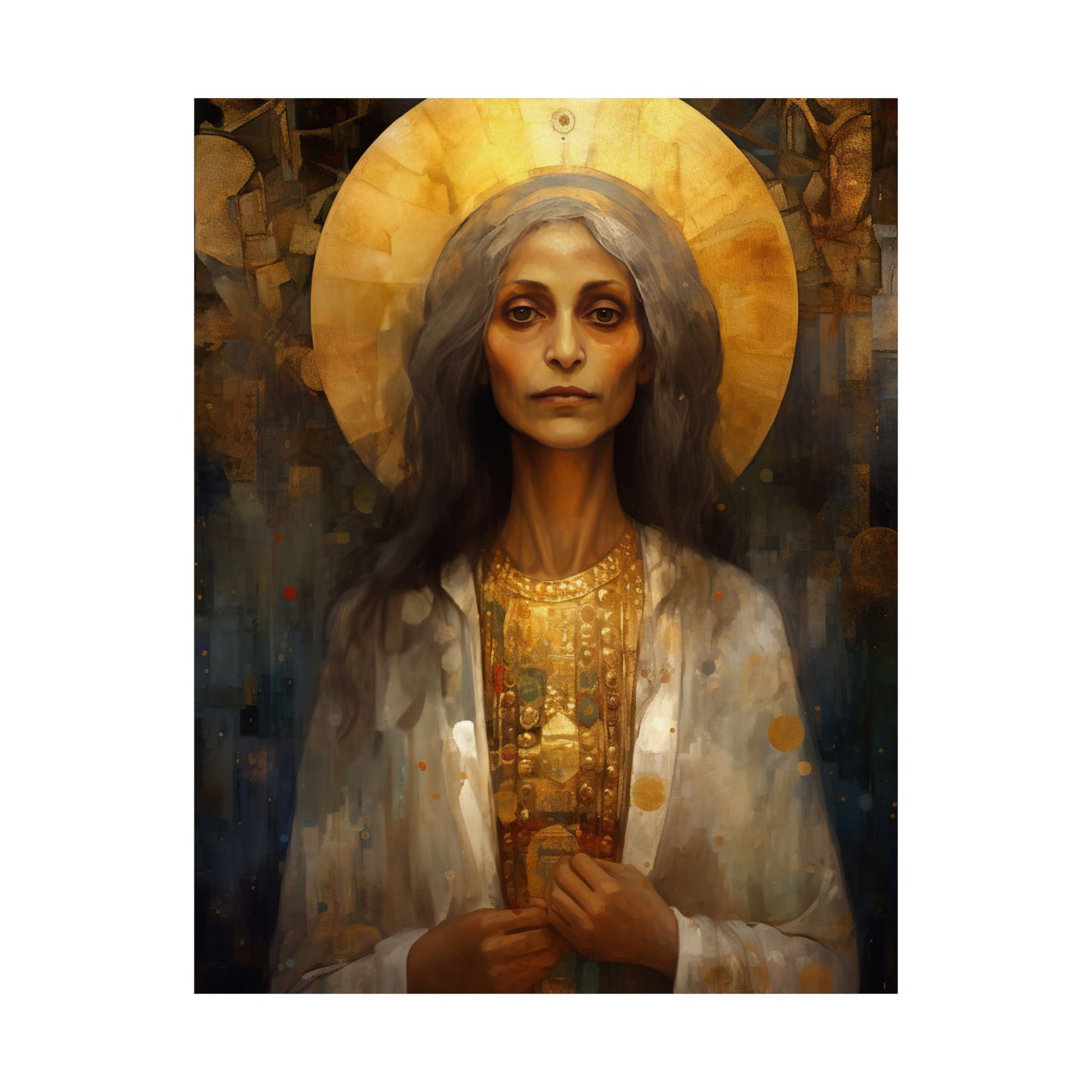 Saint Mary of Egypt Print - Sanctified Souls Print - Multiple Sizes - Premium Matte Vertical Posters