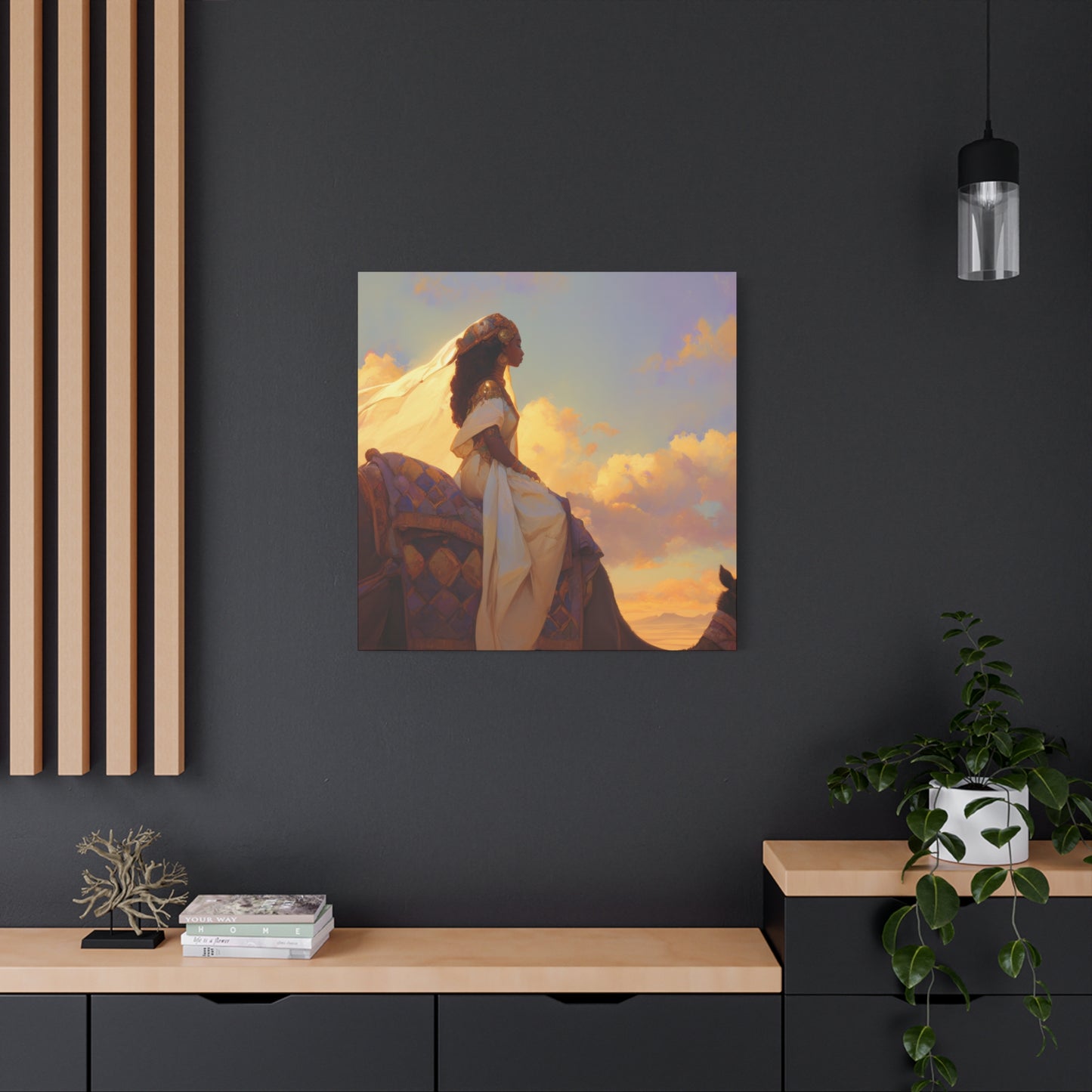 Queen of Sheba - Gallery Wrapped Canvas - Print - Religious Art for your Home - Catholic Art