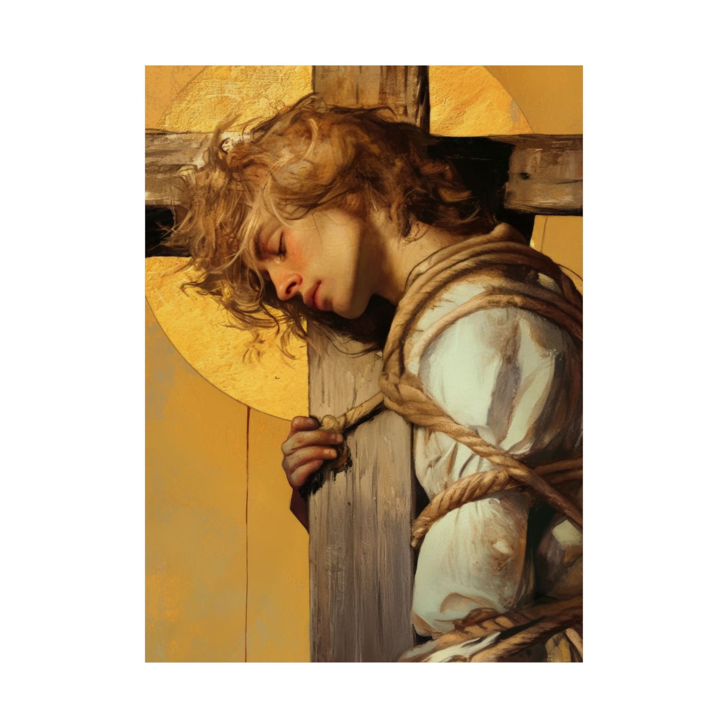 Saint Dismus, The 'Good Thief' - Sanctified Souls Print - Multiple Sizes - Premium Matte Vertical Posters