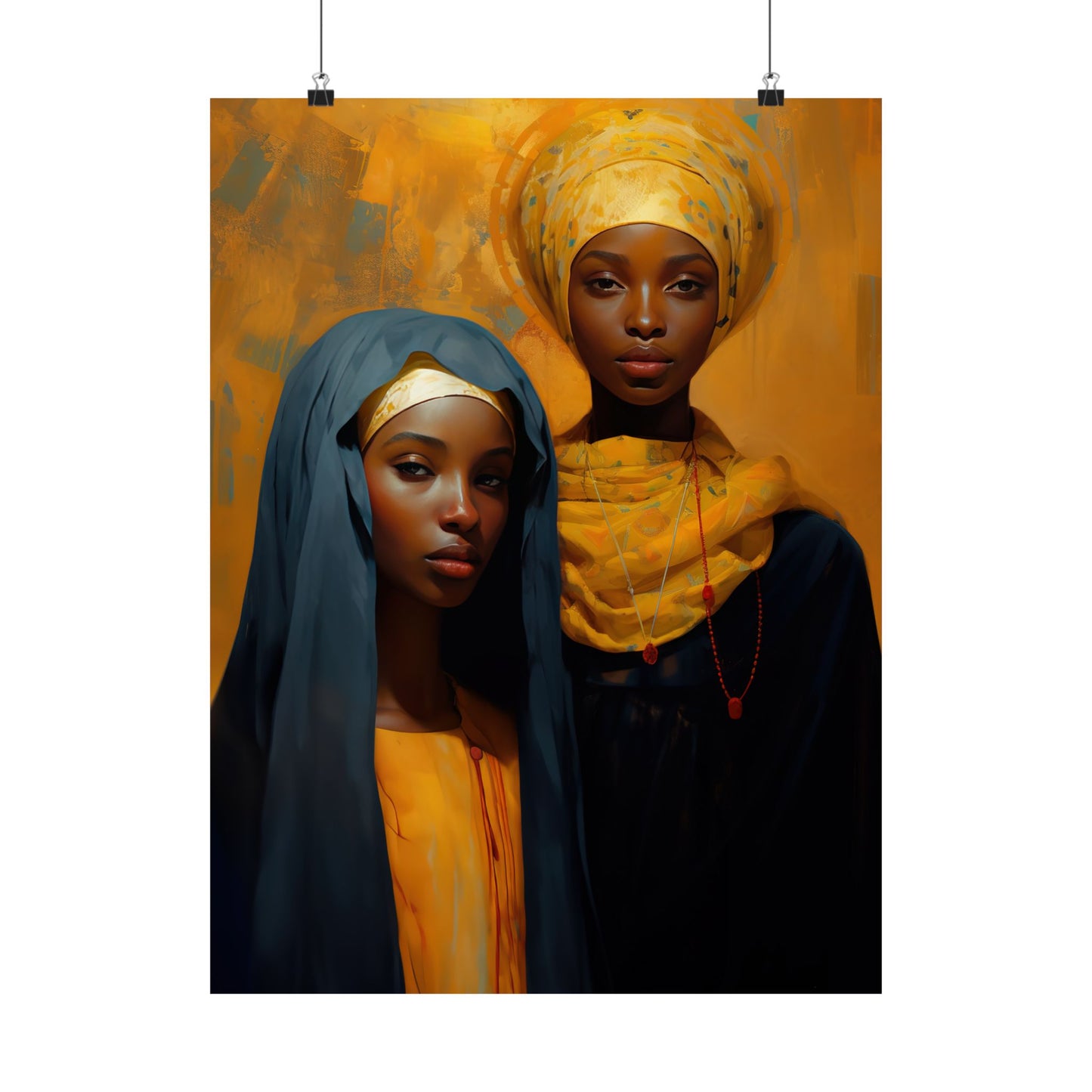 Saint Perpetua and Saint Felicity Print - Sanctified Souls Print - Multiple Sizes - Premium Matte Vertical Posters
