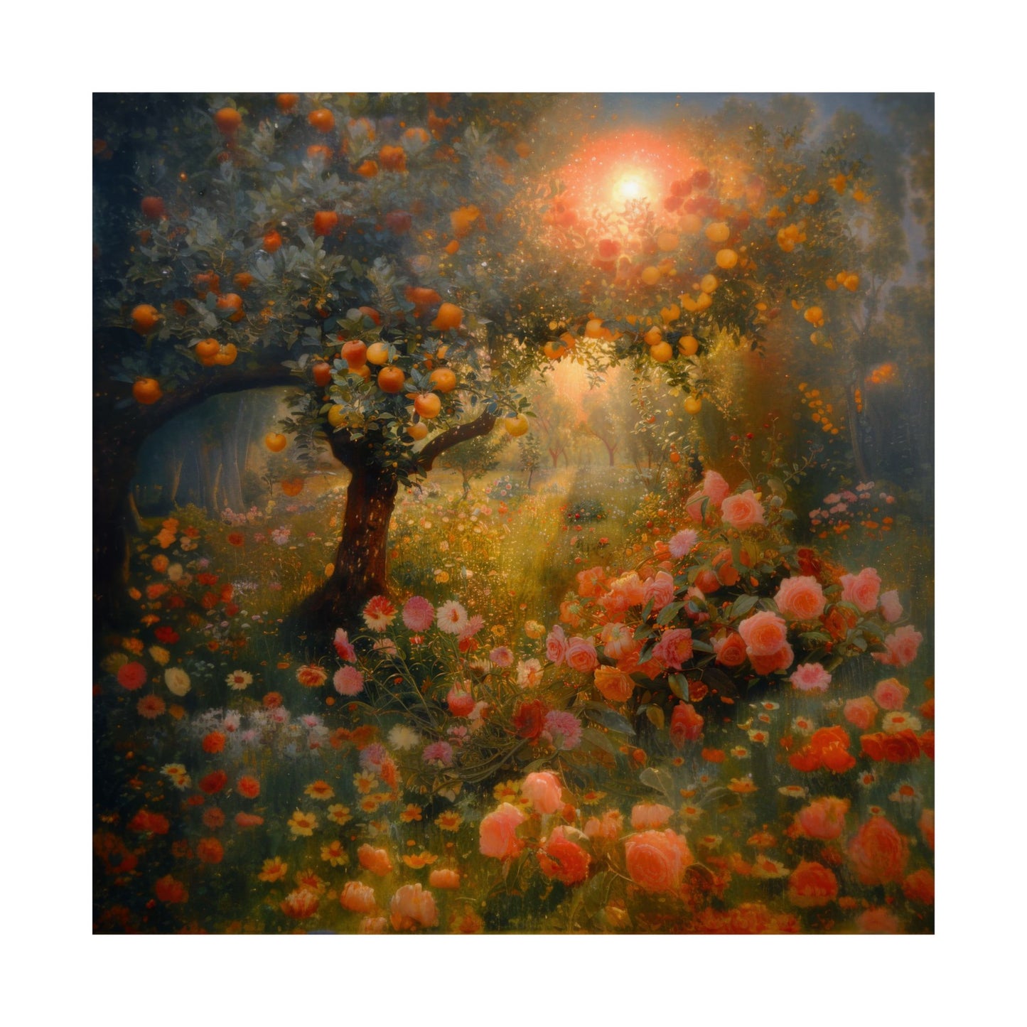 Eden in the Morning of the World - Sanctified Souls Print - Multiple Sizes - Premium Matte Vertical Posters