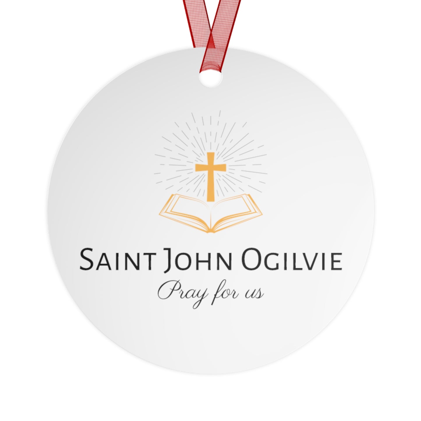 Saint John Ogilvie Metal Ornament - Religious Holiday Christmas Ornament and Keepsake - Catholic Religious Keepsake