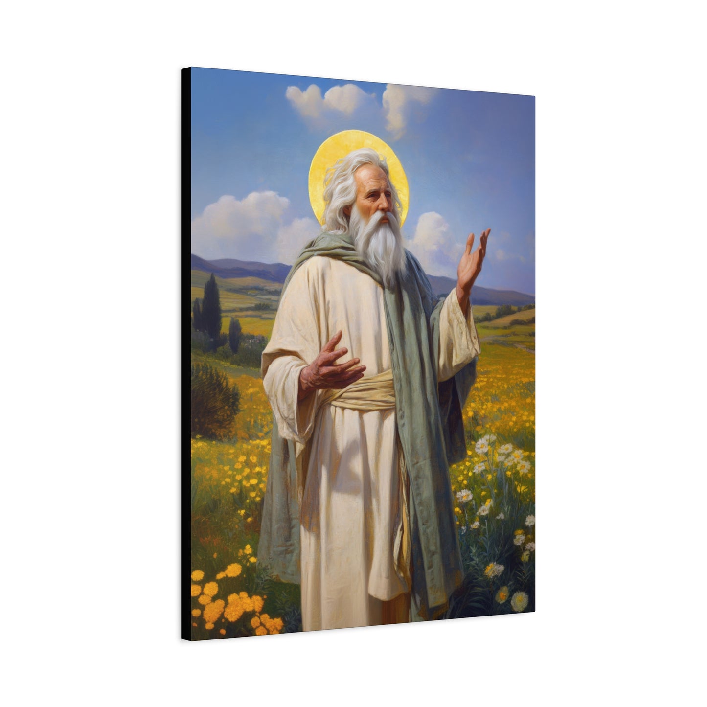 Saint Hilary of Arles - Gallery Wrapped Canvas - Print - Religious Art for your Home - Catholic Art Print